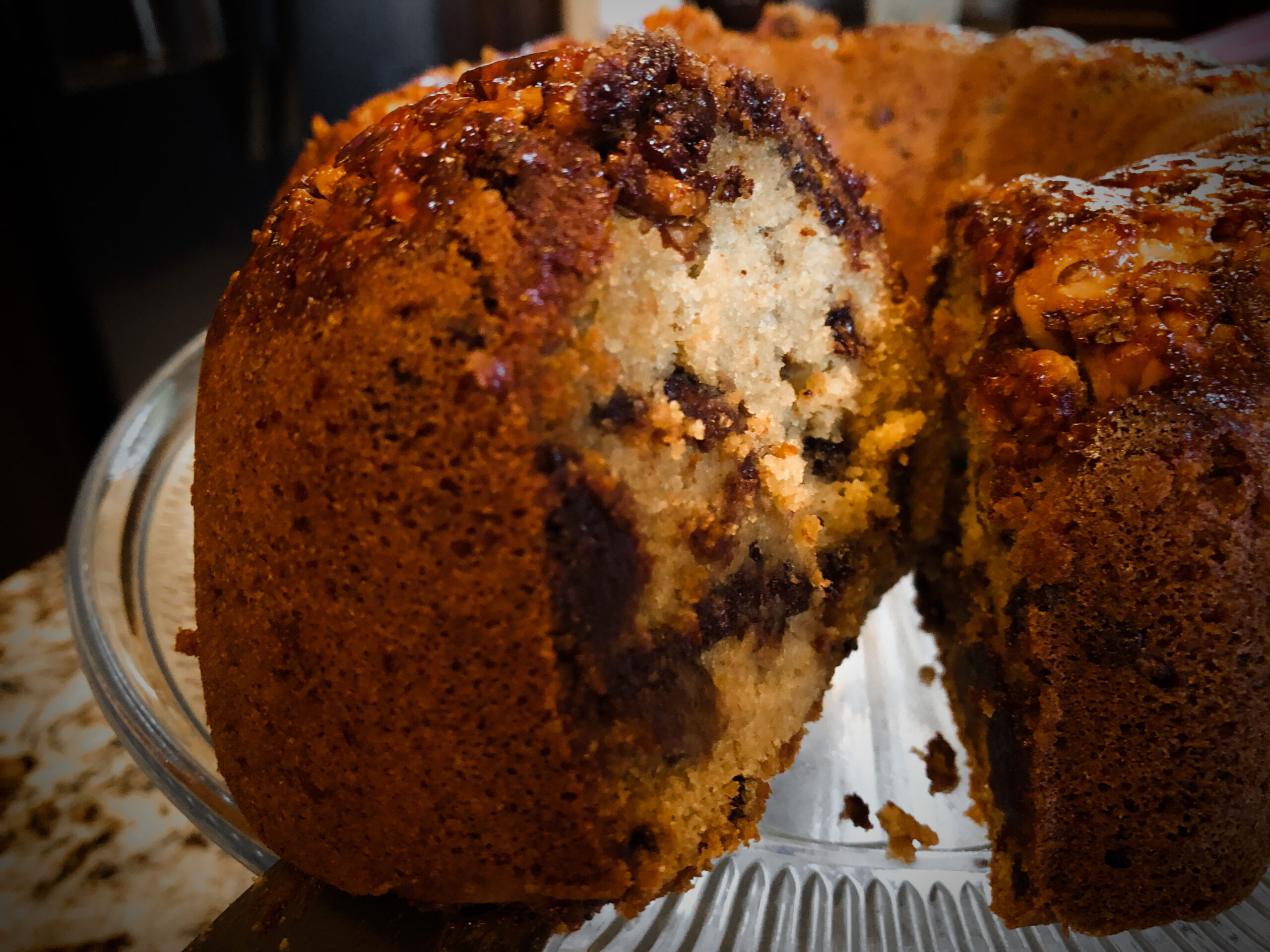 Gluten Free Chocolate Chip Bundt Cake - Hoffy's Heart Productions